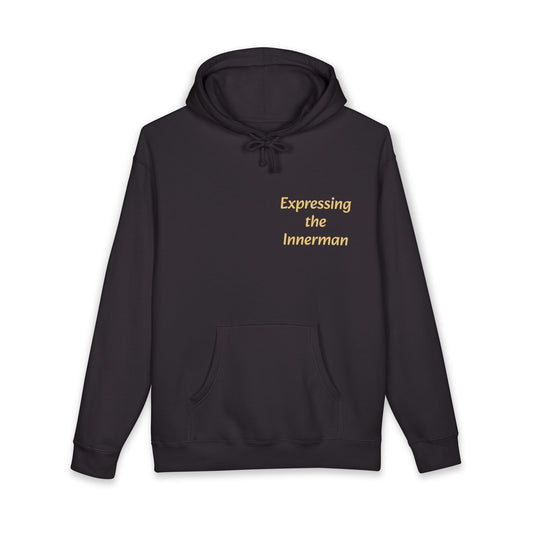 Hoodie — "Expressing the Innerman" Inspirational Quote Hoodie (Prosperity Mindset)