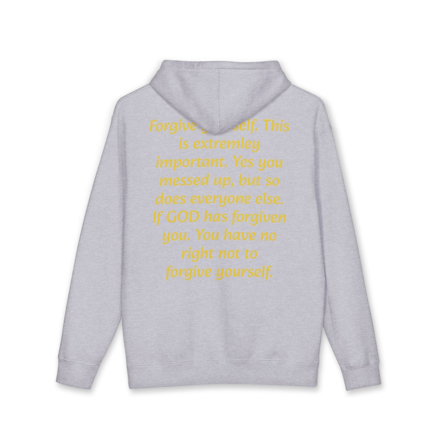 Expressing the Innerman Hoodie – "Forgive Yourself" Inspirational Pullover