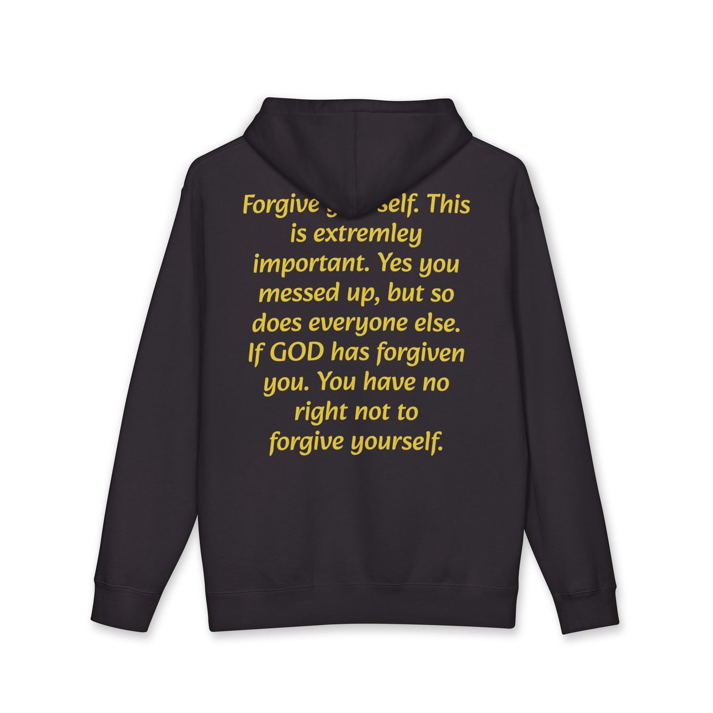 Expressing the Innerman Hoodie – "Forgive Yourself" Inspirational Pullover